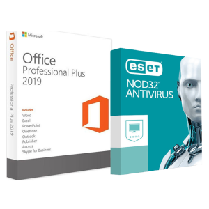 Microsoft Office Professional Plus 2019 1 PC + Eset NOD32 Antivirus